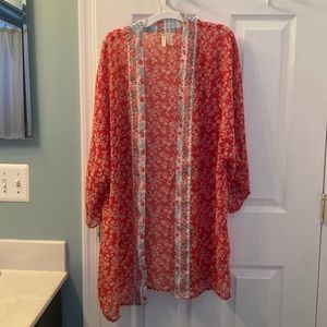 Floral over shirt
